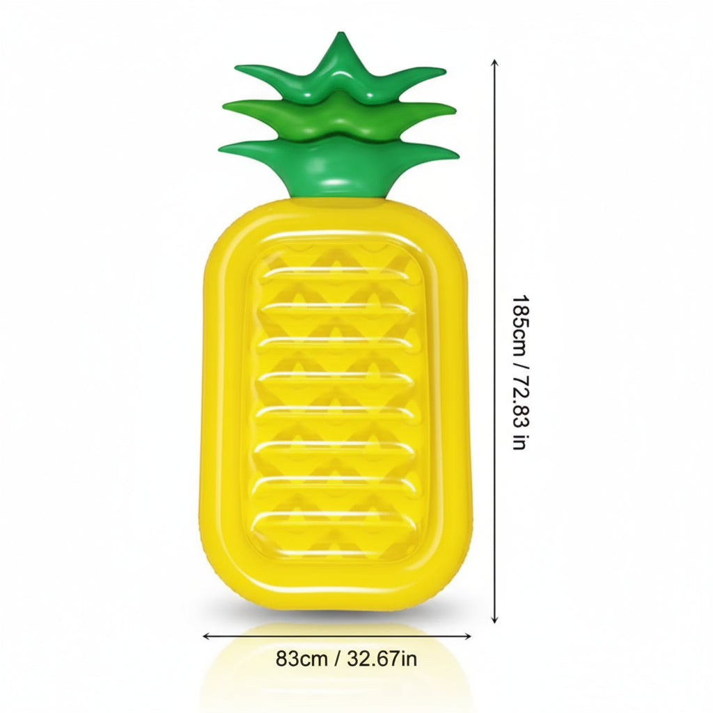 Pineapple Floating Recliner — Relax, Float & Sip in Style
