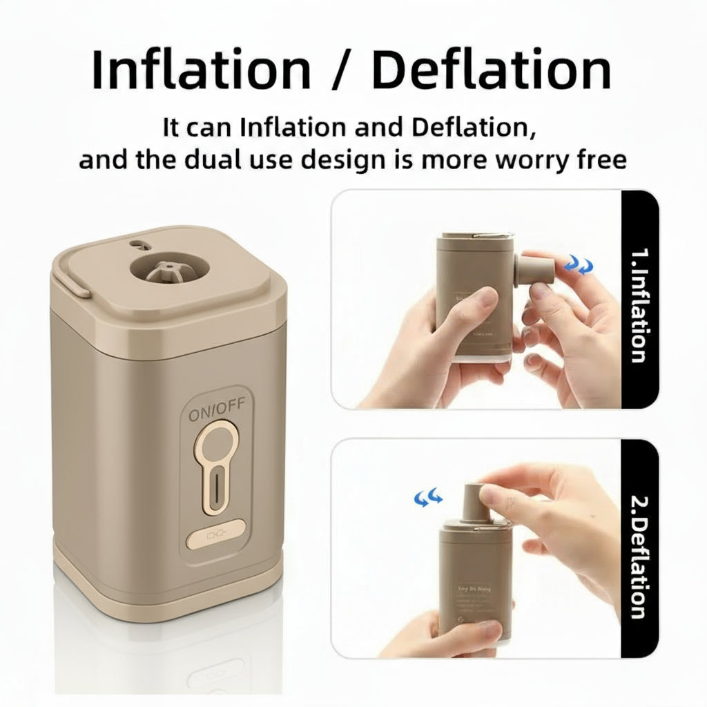 3-in-1 Electric Air Pump – Inflate & Deflate Fast