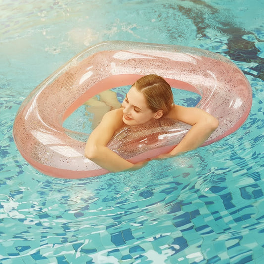 Heart Pool Float — Lounge in Style with a Touch of Romance