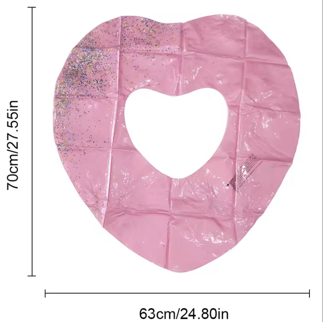 Heart Pool Float — Lounge in Style with a Touch of Romance