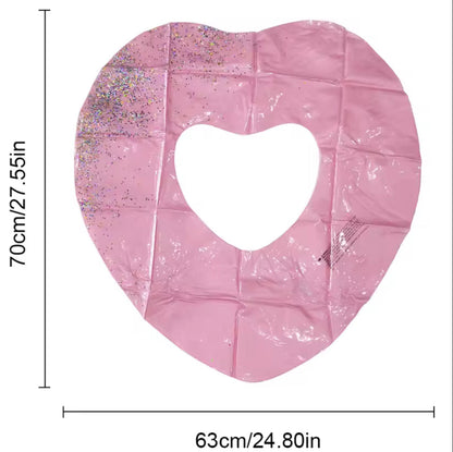 Heart Pool Float — Lounge in Style with a Touch of Romance