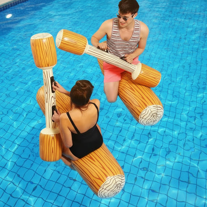 Inflatable Pool Joust Set – 4-Piece Floating Battle Game