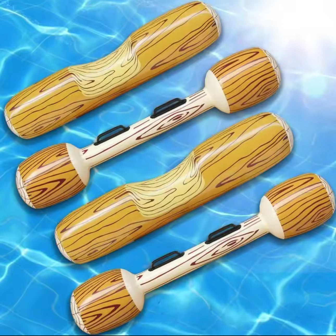 Inflatable Pool Joust Set – 4-Piece Floating Battle Game