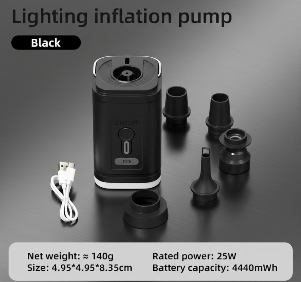 3-in-1 Electric Air Pump – Inflate & Deflate Fast