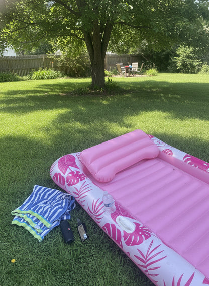 Inflatable Tanning Float — Perfect Tan, No Pool Required