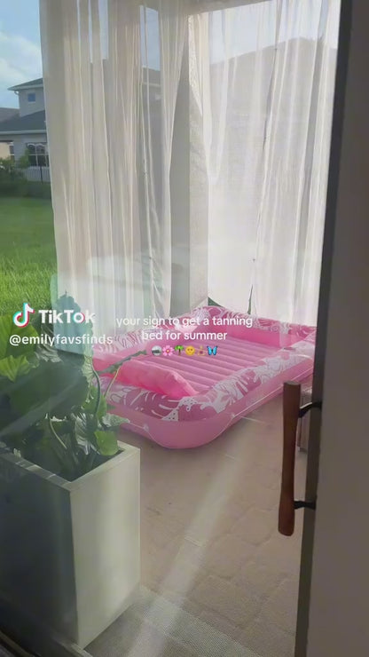 Inflatable Tanning Float — Perfect Tan, No Pool Required